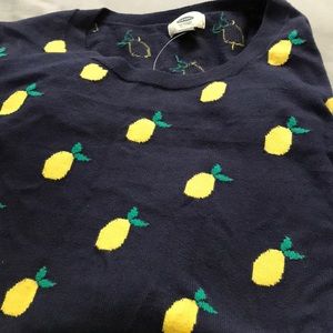 Old Navy Lemon Sweater